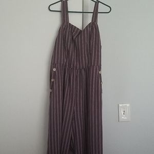 Women's striped romper